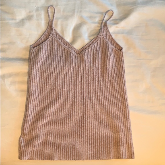 Pink knit tank top - Picture 2 of 4